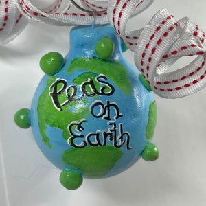 Peace on Earth Christmas Ornament