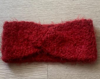Warm Cranberry Red Women’s Headband