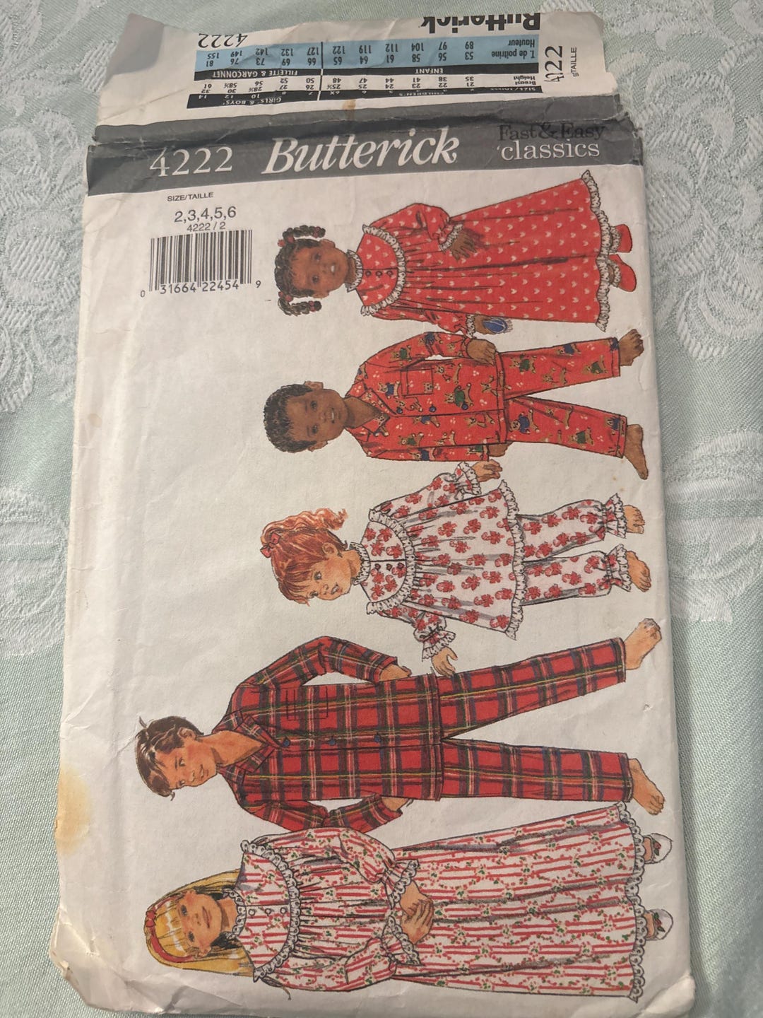 Vintage Butterick Child’s Pajamas - Etsy