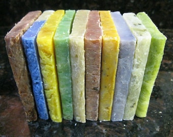 1 LB LOT BULK Handmade Handcrafted Assorted Natural Soap