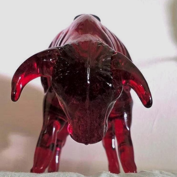 Rare Mad Bull "Institucion" Empty Tequila Decanter, Glassware Decor, Vintage Find- 1990s