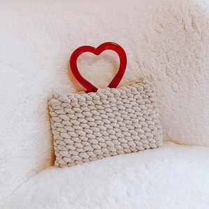 Hand Crocheted Valentine&#39;s Day Purse