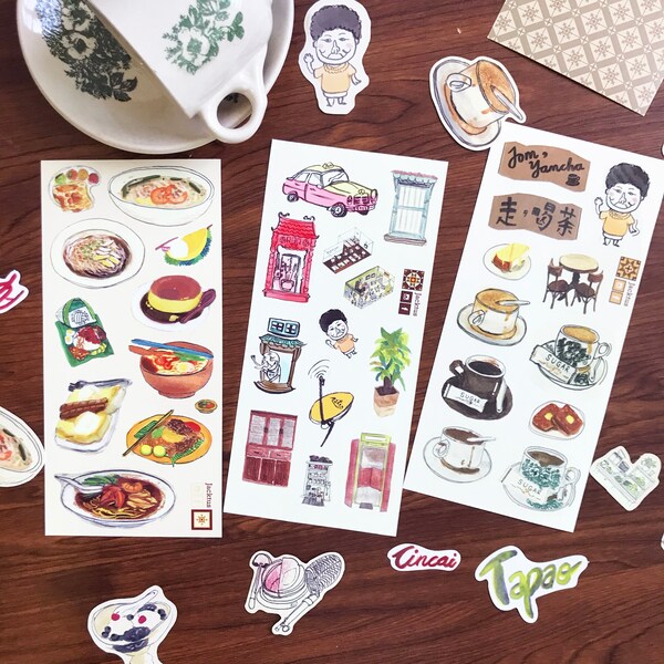 Malaysian Stickers Etsy