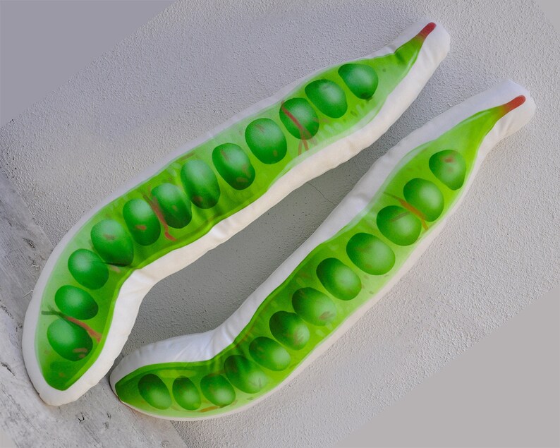 Big Edamame Plush Stuffed Vegetable Soft Pillow Original Etsy