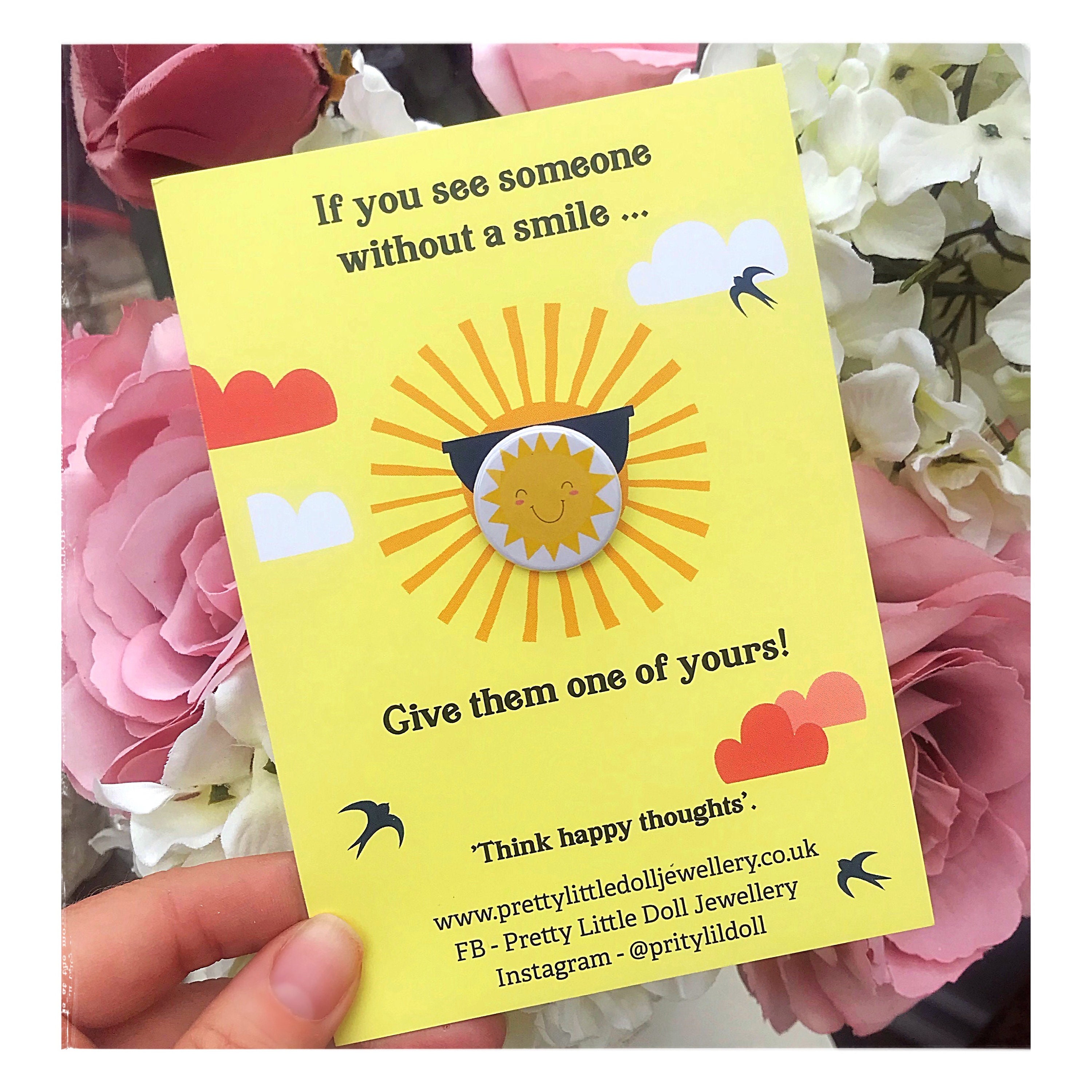 Sunshine Pin Badge Etsy