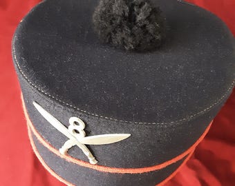 WW2 8th Gurkha Rifles Pillbox Hat, dated 1940
