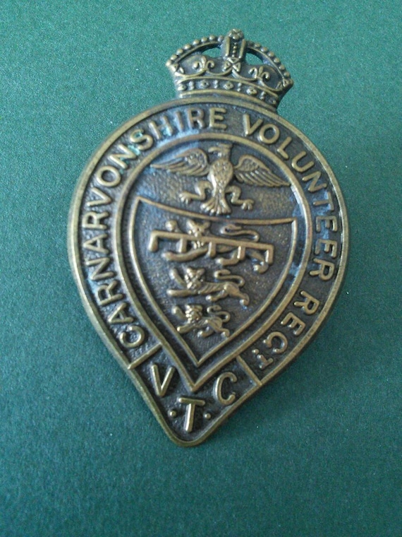 THE ROYAL REGIMENT OF WALES CAP BADGE PRINTED ON A BEANIE HAT CAP.