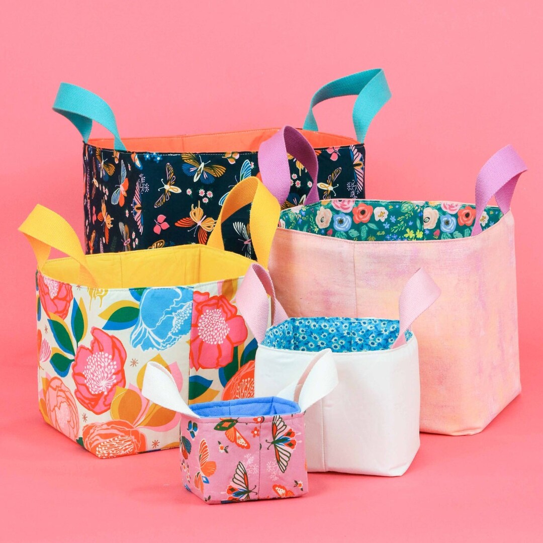 Fabric Storage Bin Pattern - Etsy