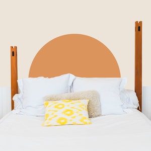 Half circle headboard top