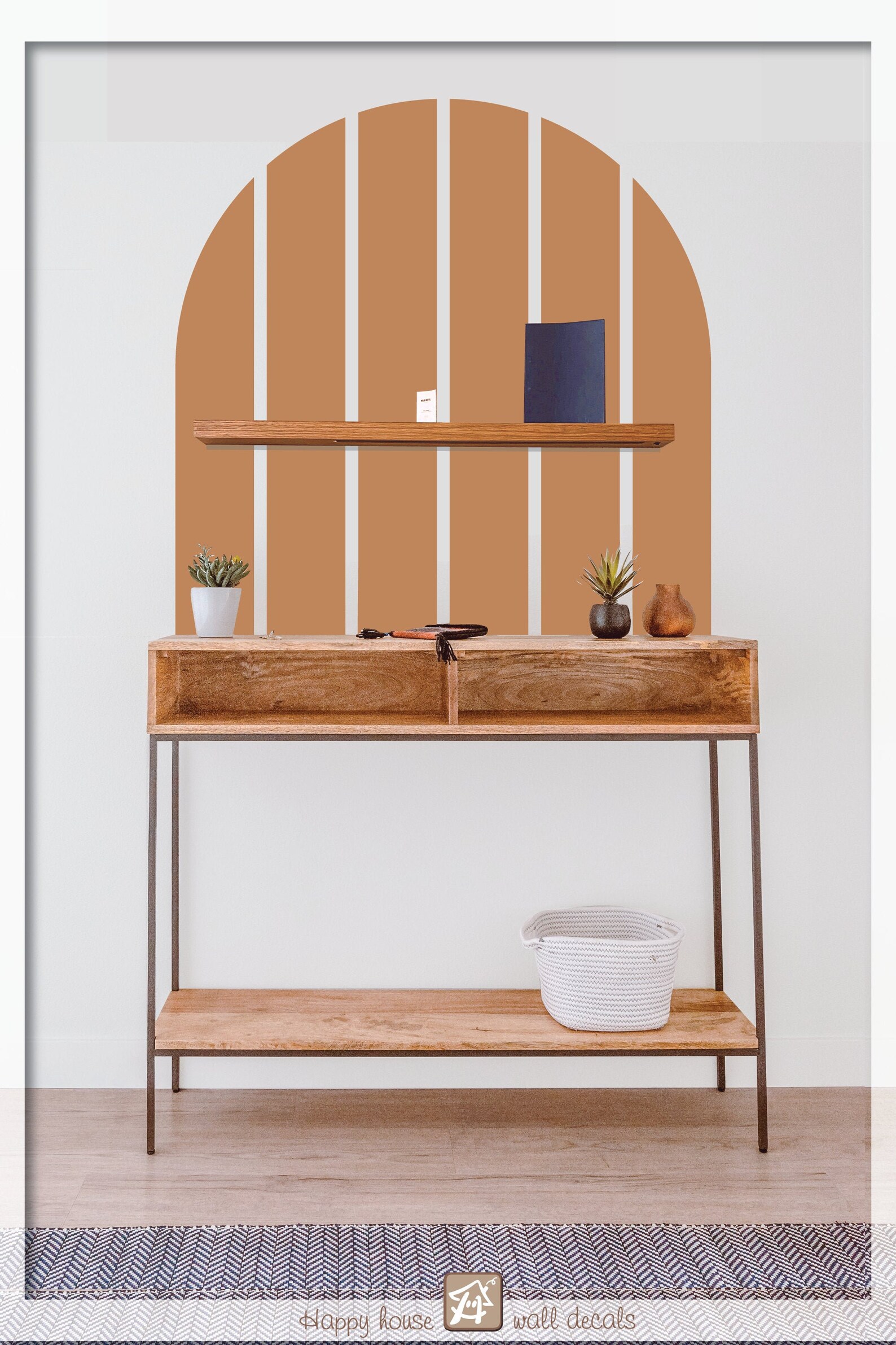 Arch Wall Decal Extra Large Striped Arch Wall Sticker Etsy