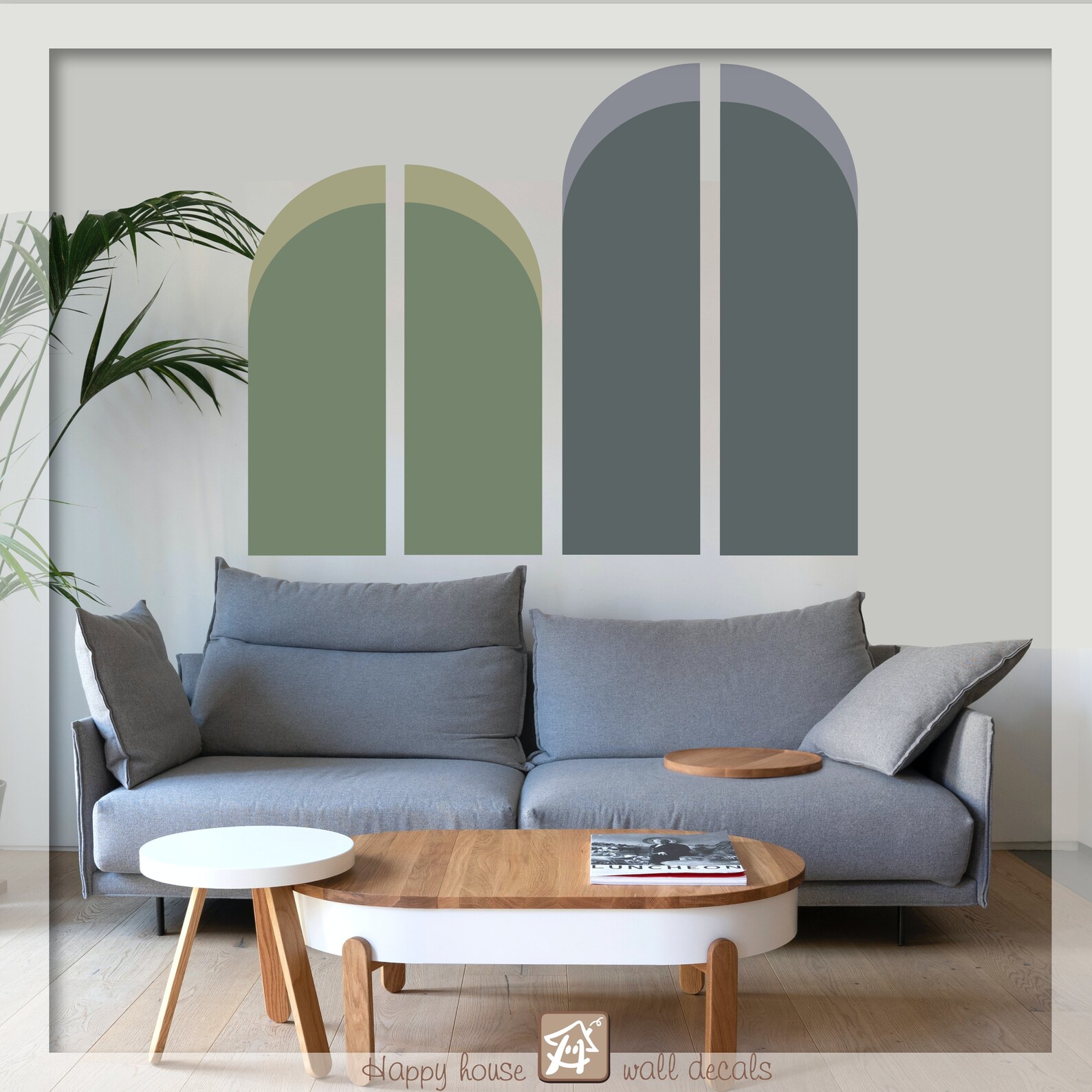 Half Arch Wall Decals Set of 4 Arch Stickers Arch Color Etsy