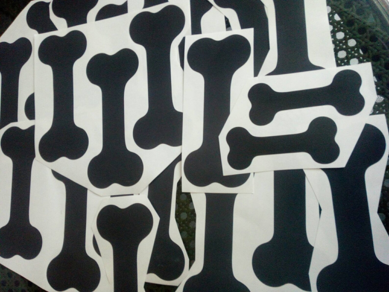 Dog Bone Wall Decal Bone Wall Decals Dog Bone Stickers Dog Etsy