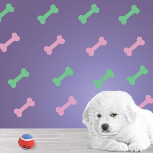 Dog bone wall decal Bone wall decals Dog bone stickers | Etsy