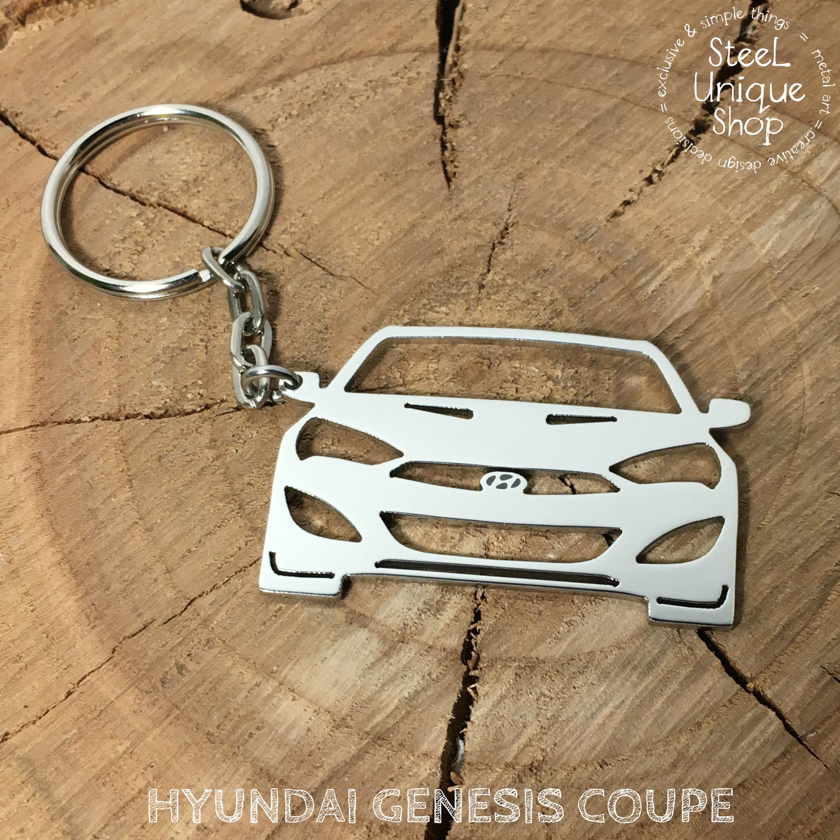 Hyundai Genesis Coupe Keychain Etsy