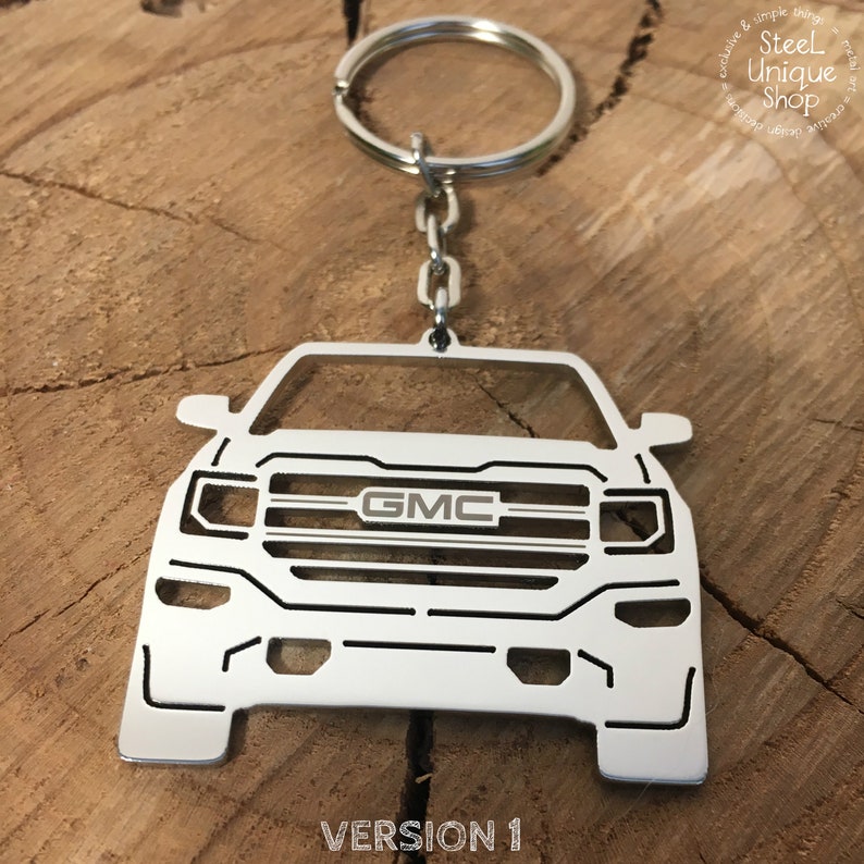 GMC Sierra 2017 Keychain Etsy