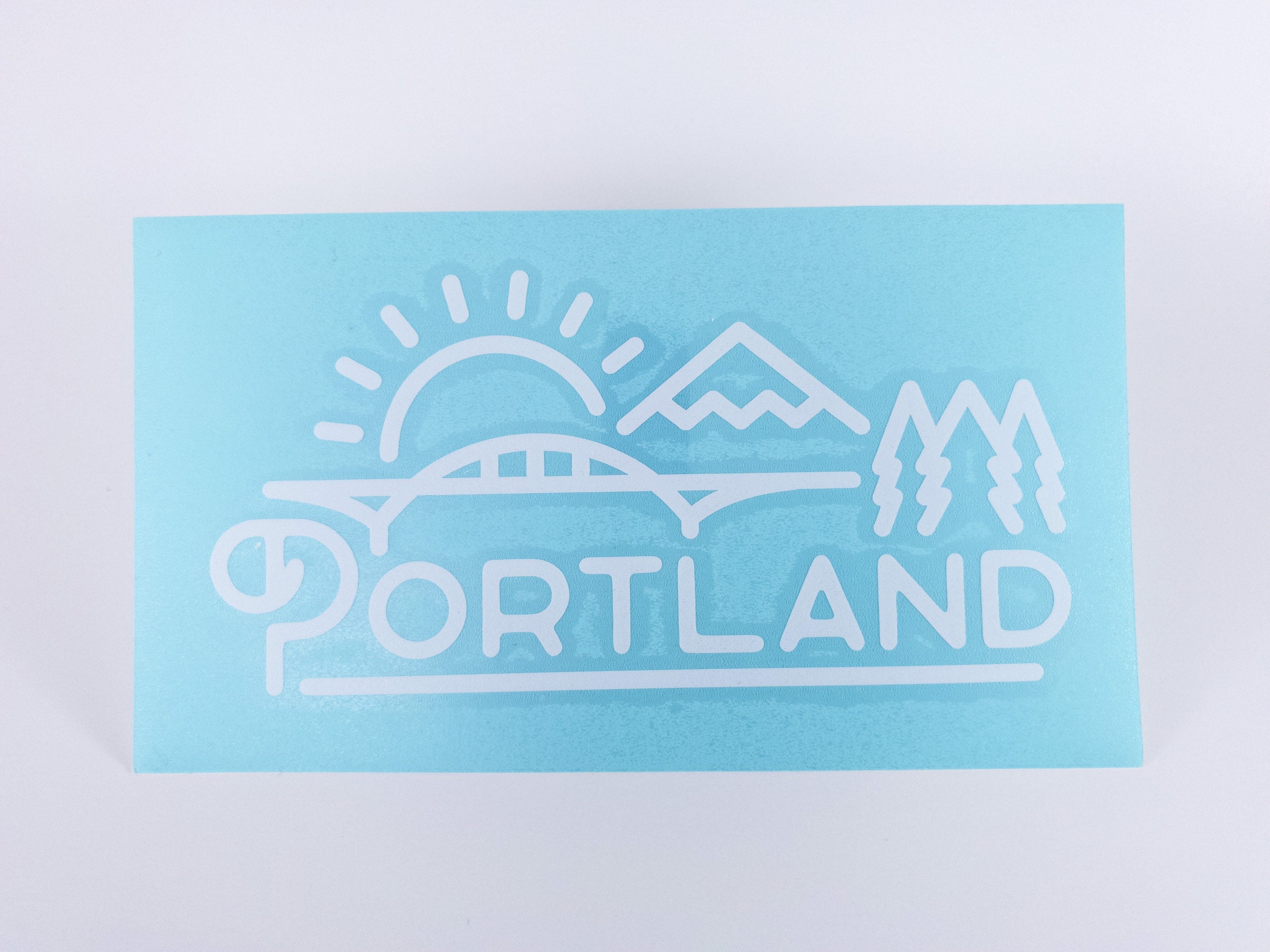 Decal Portland Oregon Transfer Sticker/ Decal Etsy