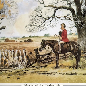 Thelwell Sporting Prints Master of the Foxhounds