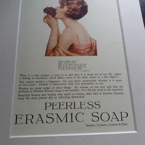 Vintage Erasmus Soap Bookplate