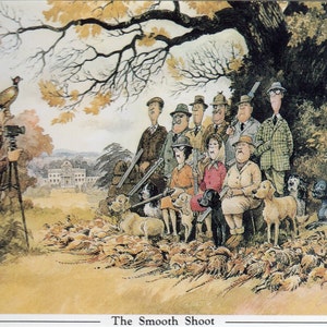 Thelwell Sporting Prints, The Smooth Shoot