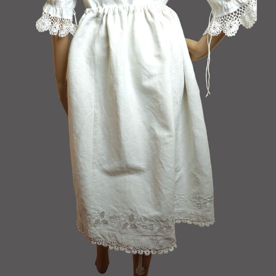 SHORT SHIRRED SKIRT ARTESANIA MANIA
