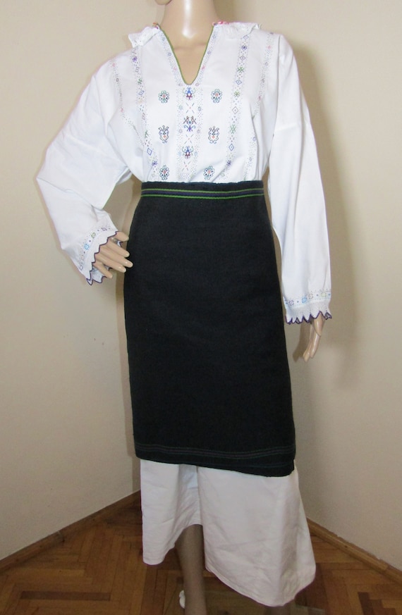 Croatian costume antique , hand embroidered ethnic