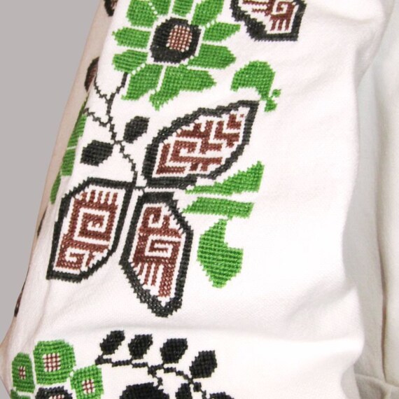 Romanian peasant handmade dress, ethnic Romanian … - image 5