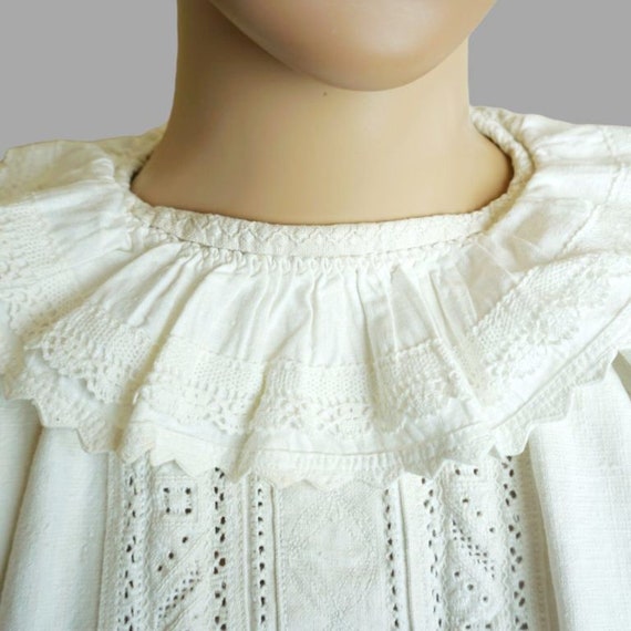 トップス antique Rumania blouse Vintage Romanian Embroidered Blouse C. 1930 - T.XS/S