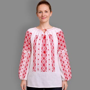 Romanian peasant blouse, Anna Valerious Dracula movie outfit, size  L-XL