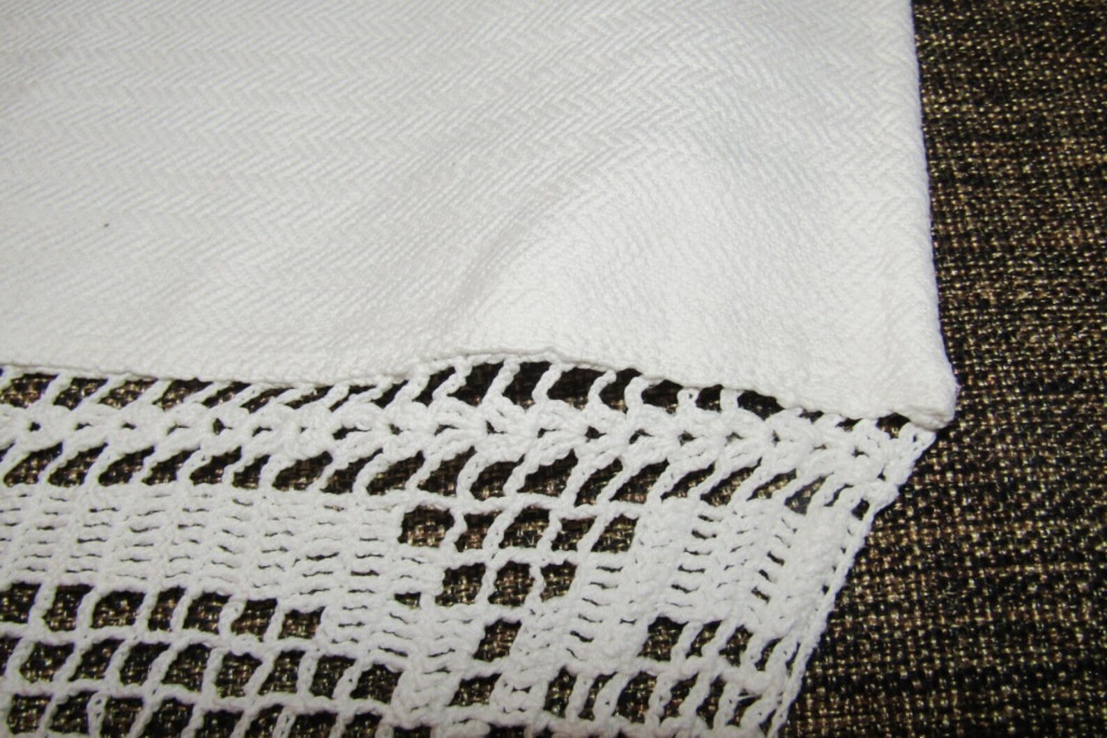 Antique Romanian Bed Sheet Coverlet Duvet With Lace From Etsy