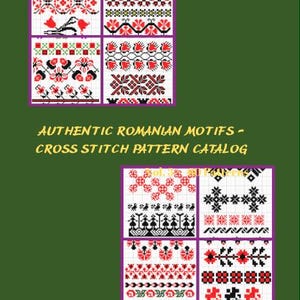 Cross Stitch Patterns PDF – Romanian Traditional Embroidery – 60 Folk Designs Cross Stitch Pattern-  Digital Download - volume 3