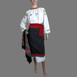 Authentic Vintage Romanian Folk Costume from Moldova-Bucovina , size S-M