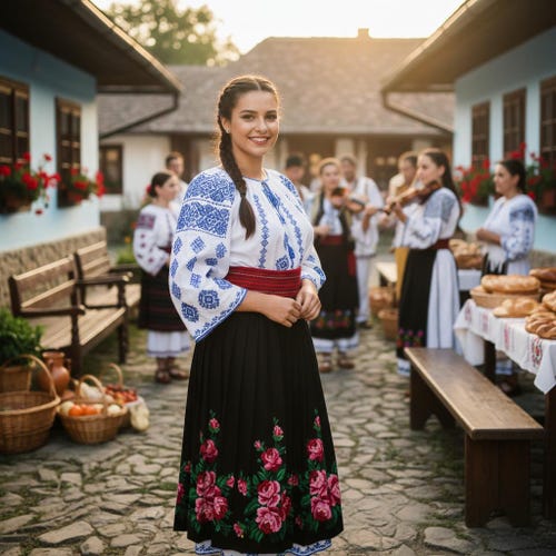 伝統的なディアンドル ツーピース セット – オクトーバーフェスト用