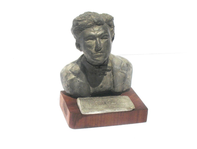 Arthur Rimbaud Poète à 18 ans. faux plâtre en bronze gypse ...