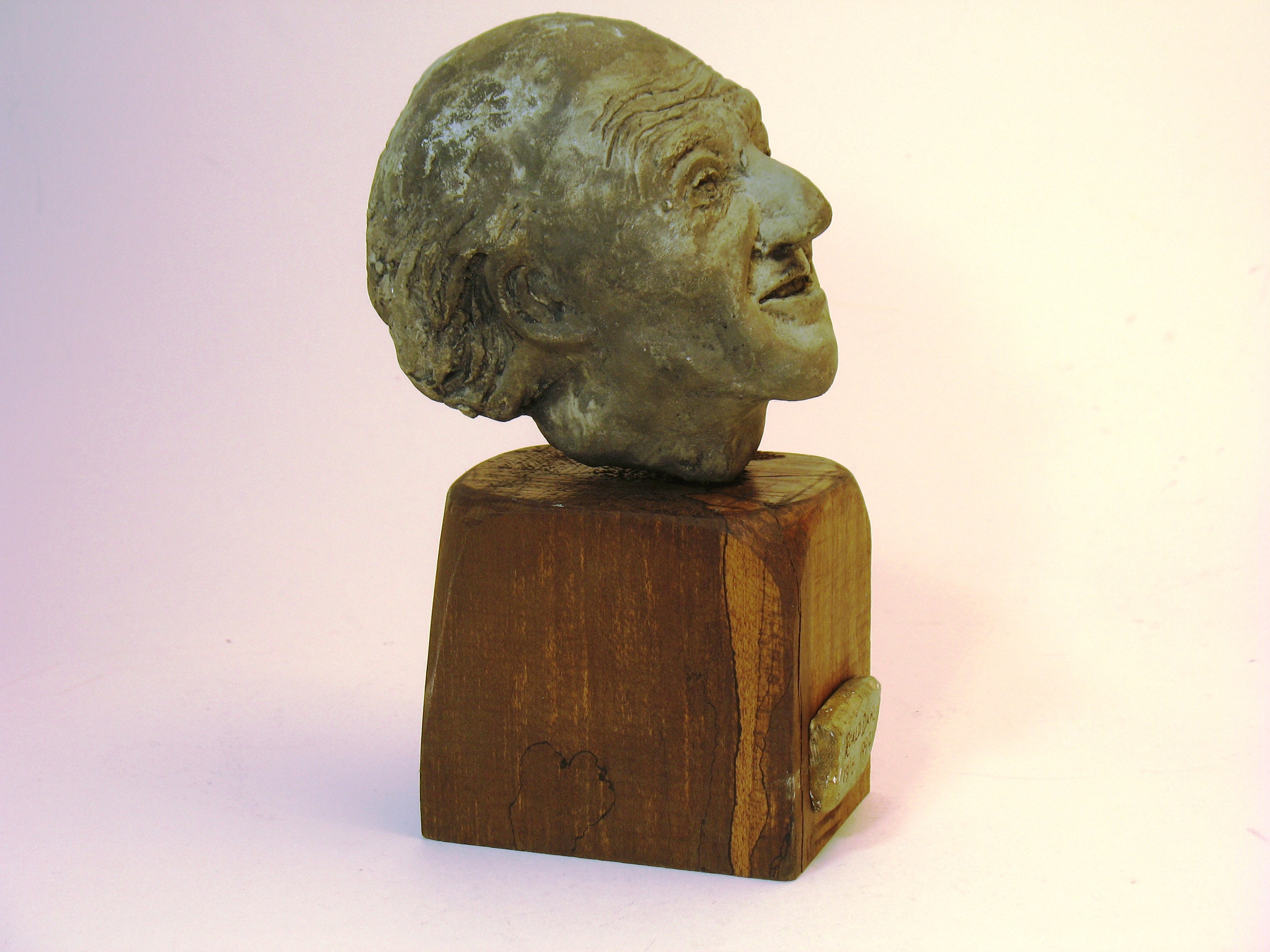 Dahl, Roald Dahlauthor, bust bronze patina on wood base