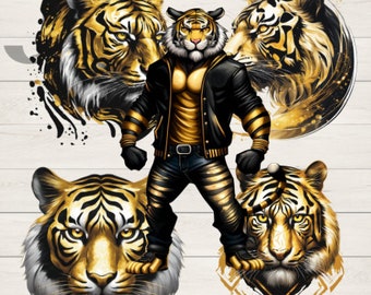 Black and Gold Tigers