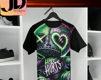 Gothic Love Hurts VooDoo Doll Clipart -PNG