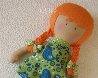 Q-tee rag doll Lacy