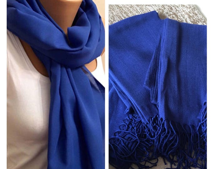 Blue and Orange Hair Scarf - FreePeople.com - wide 6