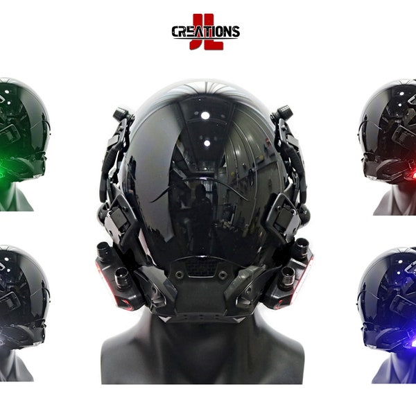 Cyberpunk Helmet Etsy
