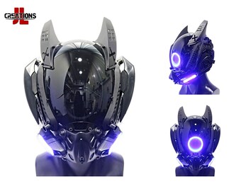 Alpha Genesis - Cyberpunk Halloween  Headgear Helmet - Next Shipment Date [15th Sep Onwards]