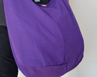 Purple Cotton Bag Sling Bag Messenger Bag Crossbody Bag Shoulder Bag Vintage Bag Retro Bag Hobo Bag Overnight Bag Boho Bag Market Purse