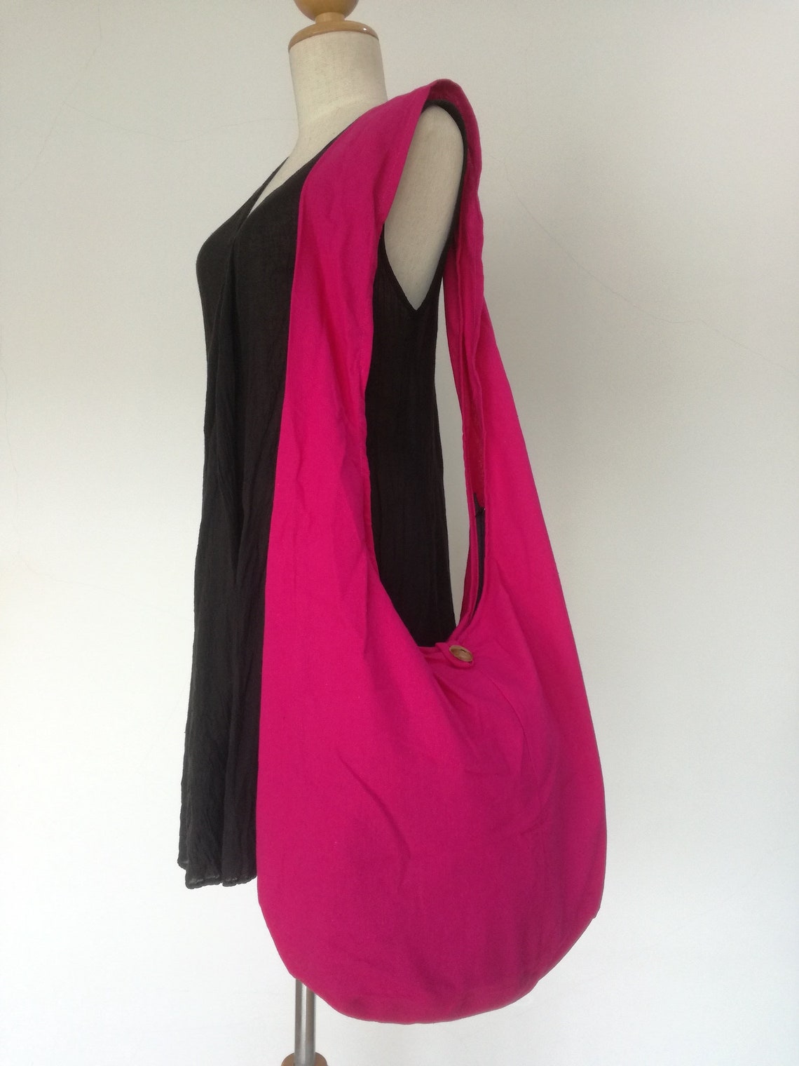 Pink Cotton Bag Sling Bag Messenger Bag Crossbody Bag Shoulder | Etsy