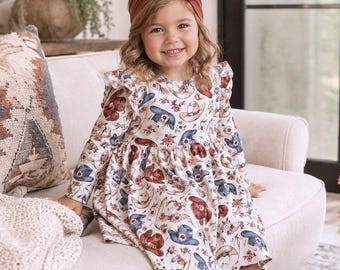 Wildflower Rodeo Cowgirl Dress - Bamboo
