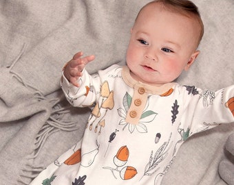 baby boy thanksgiving romper