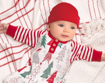 Christmas Baby Boy Romper, Newborn 1st Christmas Outfit , Matching Family, 100% Cotton, Baby Girl, Boy, Unisex, Tesa Babe