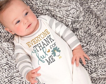 baby boy thanksgiving romper