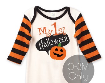 Halloween Baby Outfit in maat 0-3 maanden, mijn eerste Halloween Romper 50S