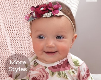 Baby Girl Headbands, Newborn Headband Bow, Newborn Baby Head Wrap, Toddler Headband, Baby Girl Clothes