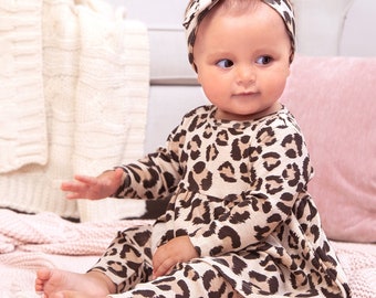 Leopard online baby dress