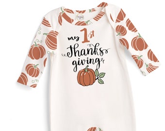 baby boy thanksgiving romper